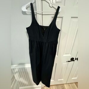 Black Banana Republic sweetheart neck dress